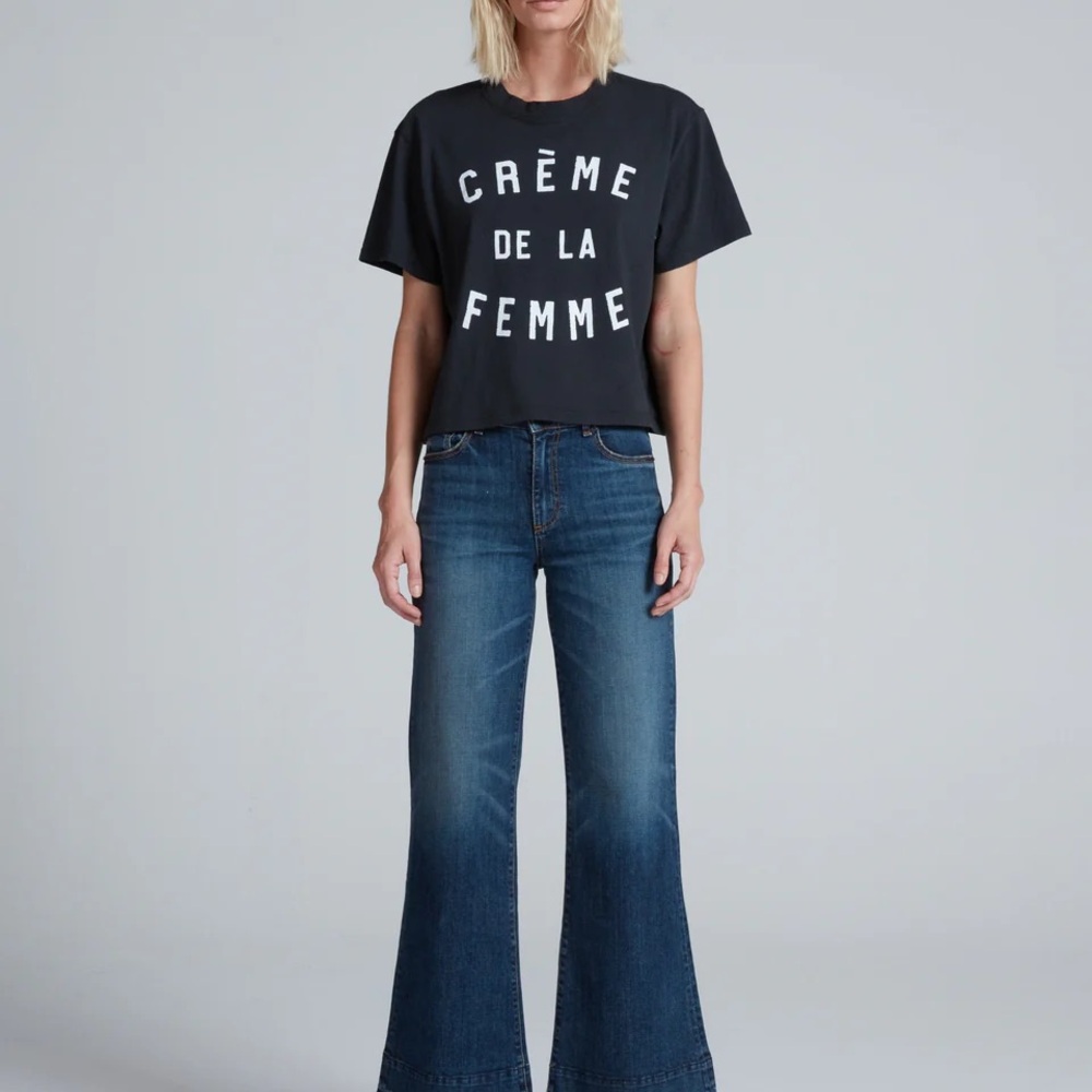 ASKKNY Crème De La Femme Tee NWT. - Picture 3 of 4